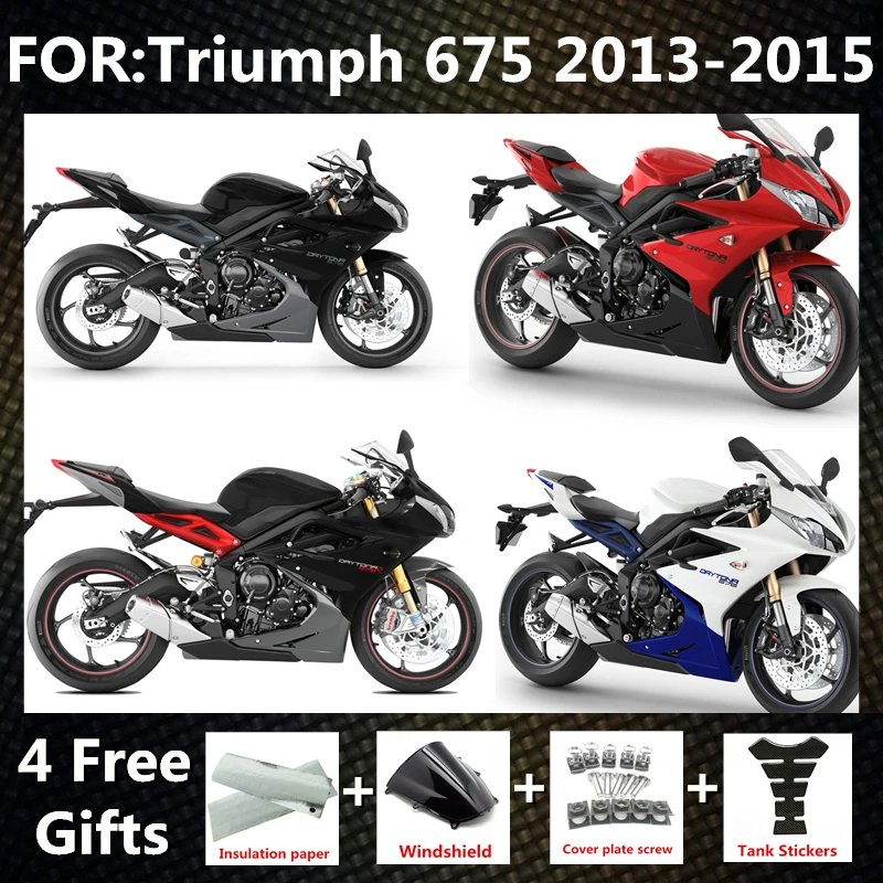 Motorcycle ABS Fairings Kit Fit for Triumph Daytona 675 675R 2013 2014 2015 Bodywork fairing Kit Fit
Motorcycle ABS Fairings Kit Fit for Triumph Daytona 675 675R 2013 2014 2015 Bodywork fairing Kit Fit