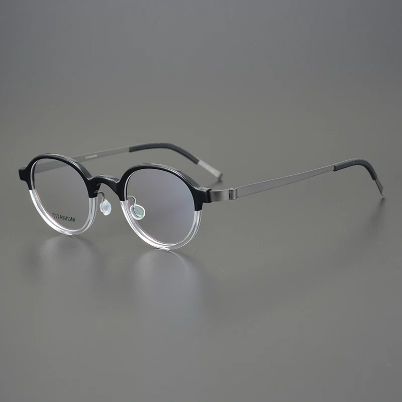 Ultra-light Prescription Pure Titanium Glasses Frame Men Women Handmade Round Fashion Style Optical Eyeglasses
Ultra-light Prescription Pure Titanium Glasses Frame Men Women Handmade Round Fashion Style Optical Eyeglasses