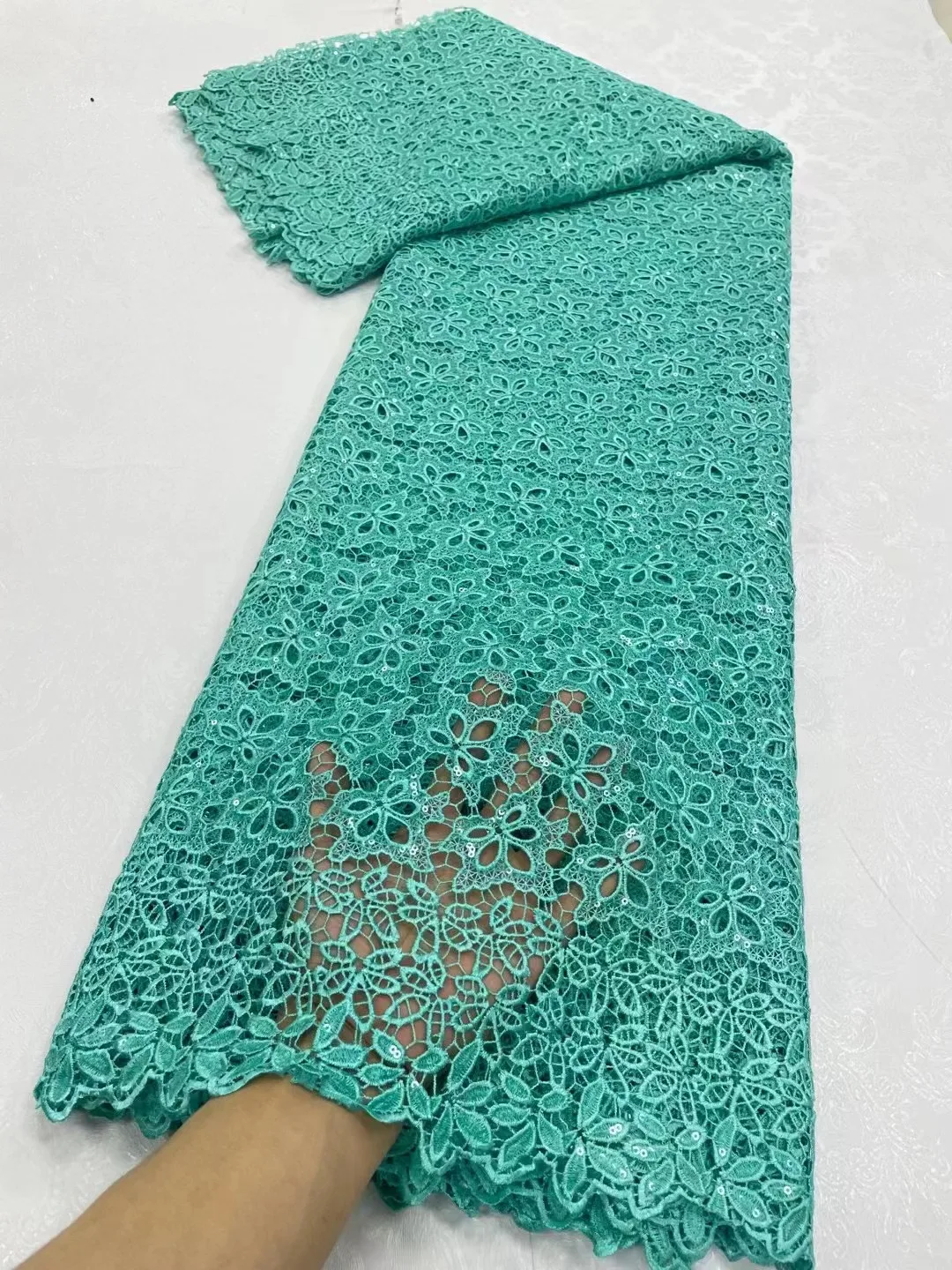 2024 High Quality Nigerian Guipure Lace Fabric Latest Water Soluble Milk Silk French Lace African Lace Fabric for Sewing
2024 High Quality Nigerian Guipure Lace Fabric Latest Water Soluble Milk Silk French Lace African Lace Fabric for Sewing