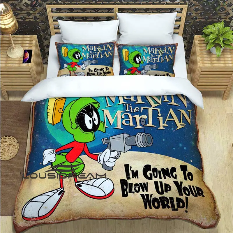 Marvin The Martian Large Bedding Set Cartoon Printed Home Textile Children and Adults Duvet Cover Pillow Case Bedroom Decoration
Marvin The Martian Large Bedding Set Cartoon Printed Home Textile Children and Adults Duvet Cover Pillow Case Bedroom Decoration