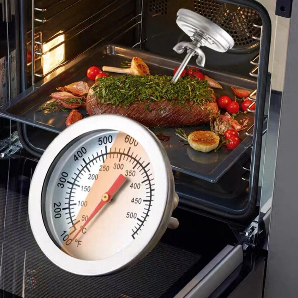 50-500℃ Grill Thermometer Silver Stainless Steel Double Scale Celsius&Fahrenheit For Grill Oven Panel Kitchen BBQ Accessories
50-500℃ Grill Thermometer Silver Stainless Steel Double Scale Celsius&Fahrenheit For Grill Oven Panel Kitchen BBQ Accessories