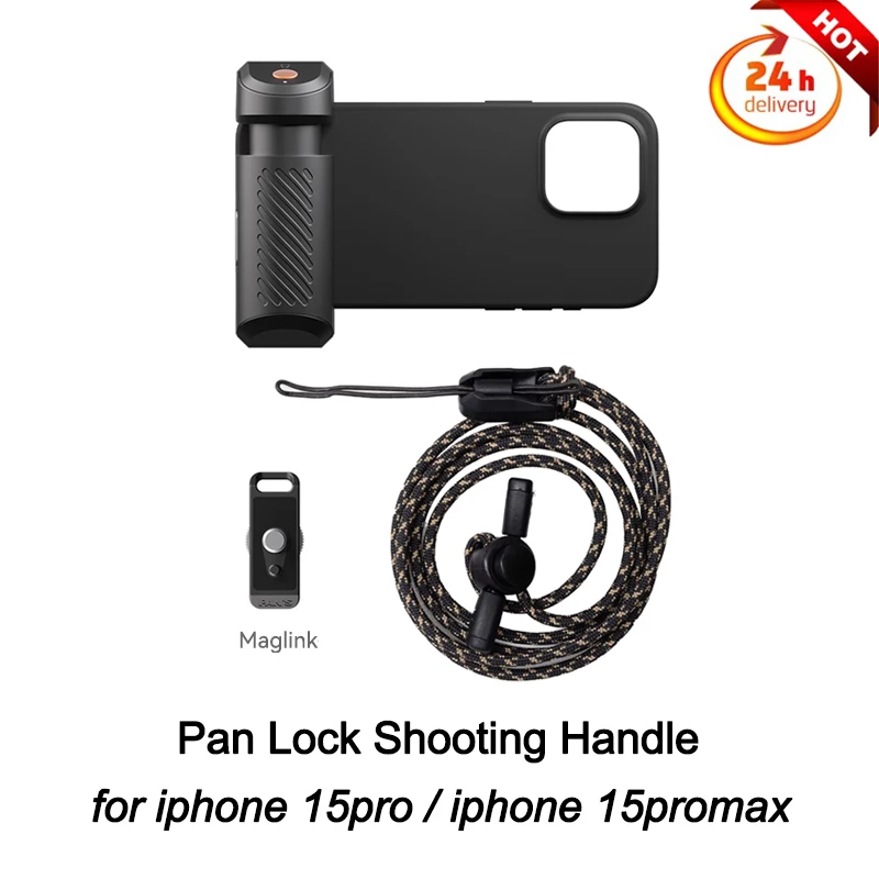 

New Magnetic Smart Phone Grip Handle Pan Lock Shooting Handle Bluetooth Remote Control Mobile Phone Shutter for Android Iphone