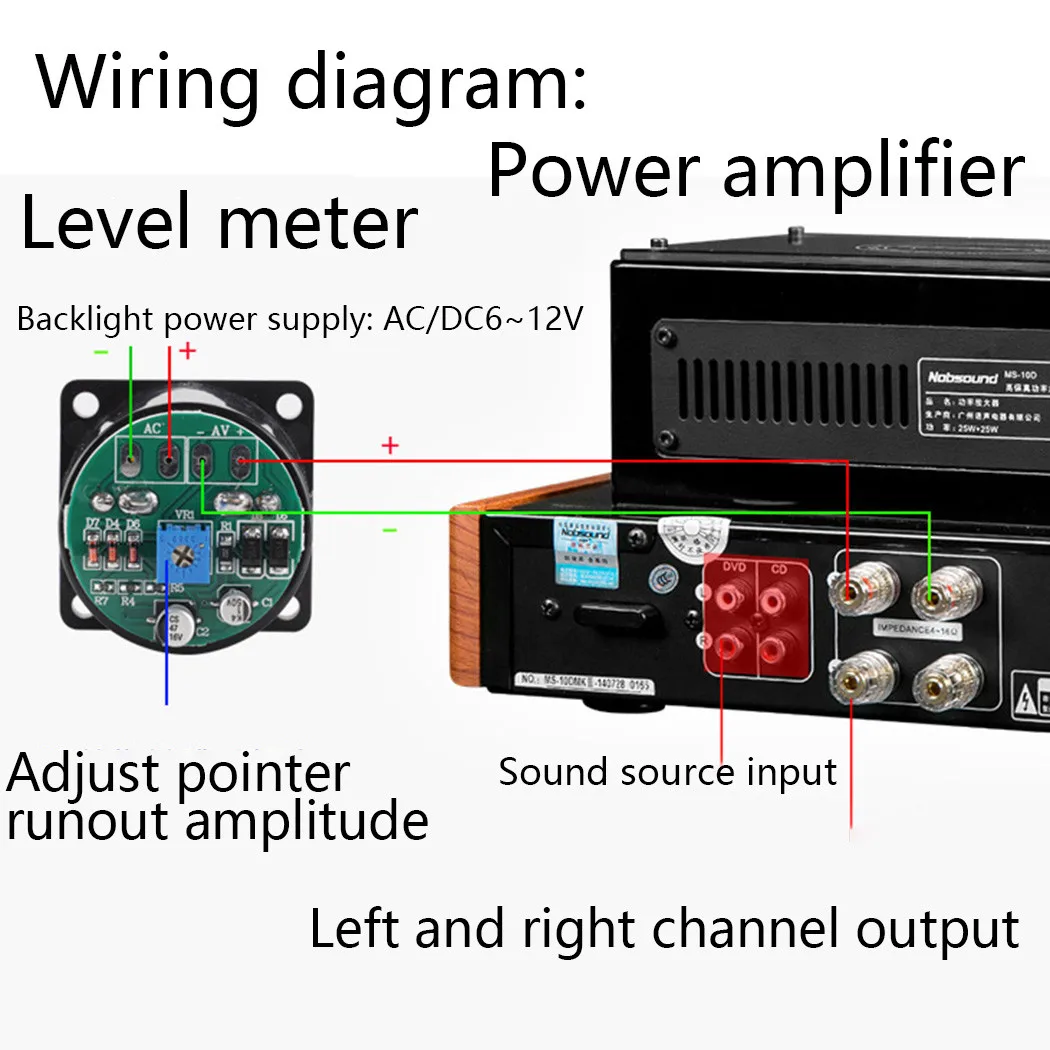 Kit VU Meter Panel Pointer Speaker Equipment With VU Driver Board 35MM Accessories Analog Backlit High Quality
Kit VU Meter Panel Pointer Speaker Equipment With VU Driver Board 35MM Accessories Analog Backlit High Quality