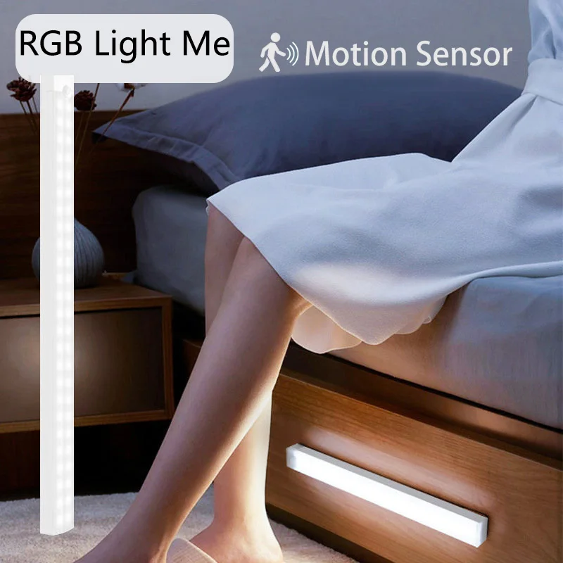 LED Motion Sensor Night Light Suitable for Cabinet Bedroom Wardrobe Lighting USB Rechargeable Kitchen Bar Lights 20cm/30cm/40cm
LED Motion Sensor Night Light Suitable for Cabinet Bedroom Wardrobe Lighting USB Rechargeable Kitchen Bar Lights 20cm/30cm/40cm