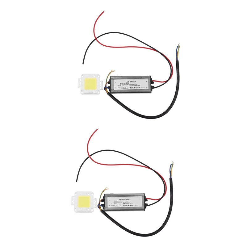 4X 50W LED Driver Waterproof IP67 Power Supply High Power Adapter + 50W LED Chip Bulb Energy Saving For DIY Daylight
4X 50W LED Driver Waterproof IP67 Power Supply High Power Adapter + 50W LED Chip Bulb Energy Saving For DIY Daylight