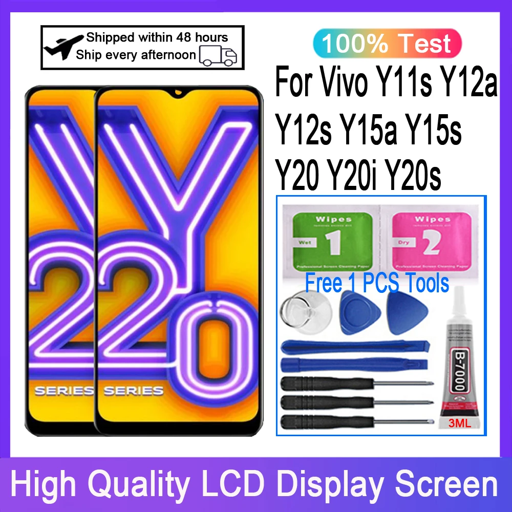Original standard for Vivo Y11s Y12a Y12s Y15a Y15s Y20 Y20i Y20s LCD 1 High Quality Display Touch Screen Digitizer Replacement
Original standard for Vivo Y11s Y12a Y12s Y15a Y15s Y20 Y20i Y20s LCD 1 High Quality Display Touch Screen Digitizer Replacement