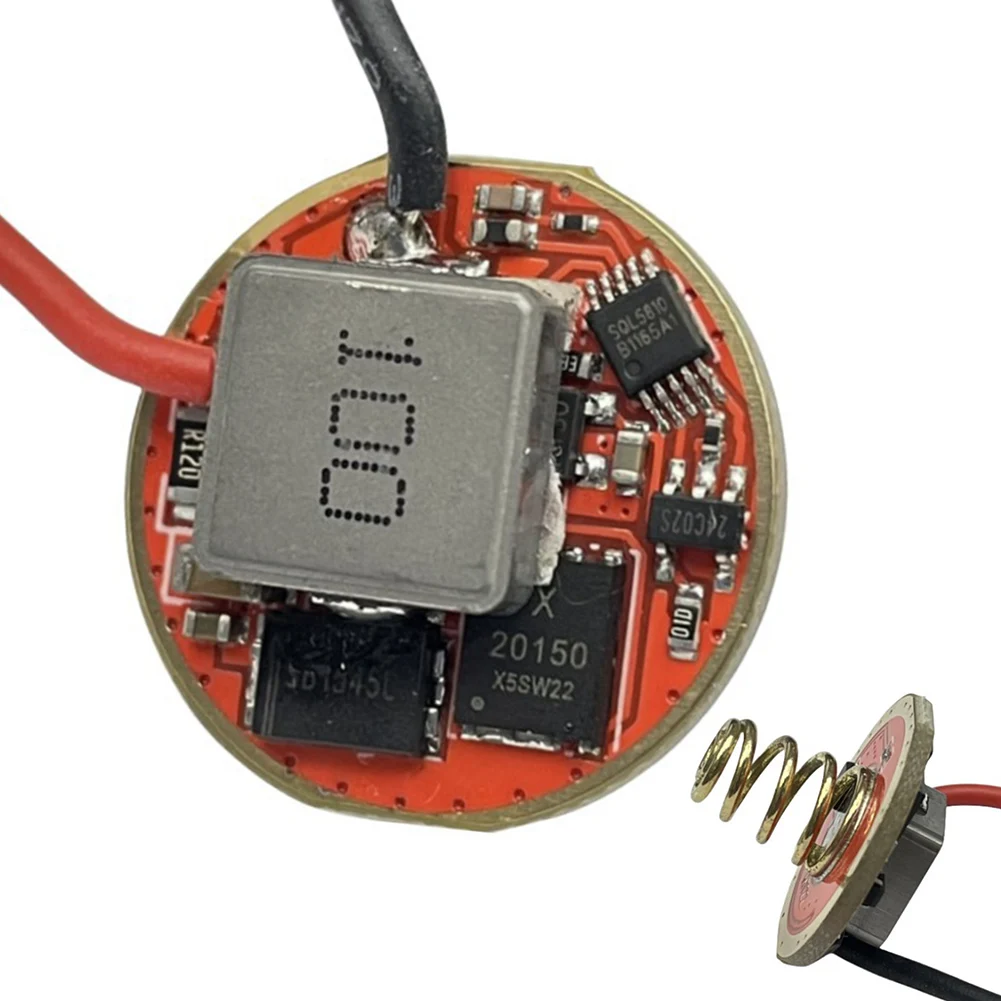 5A 6-12.6V Flashlight LED Driver 5 Mode Circuit Board Constant Current Metal Single Lithium Battery Accesseries For XHP70 50
5A 6-12.6V Flashlight LED Driver 5 Mode Circuit Board Constant Current Metal Single Lithium Battery Accesseries For XHP70 50