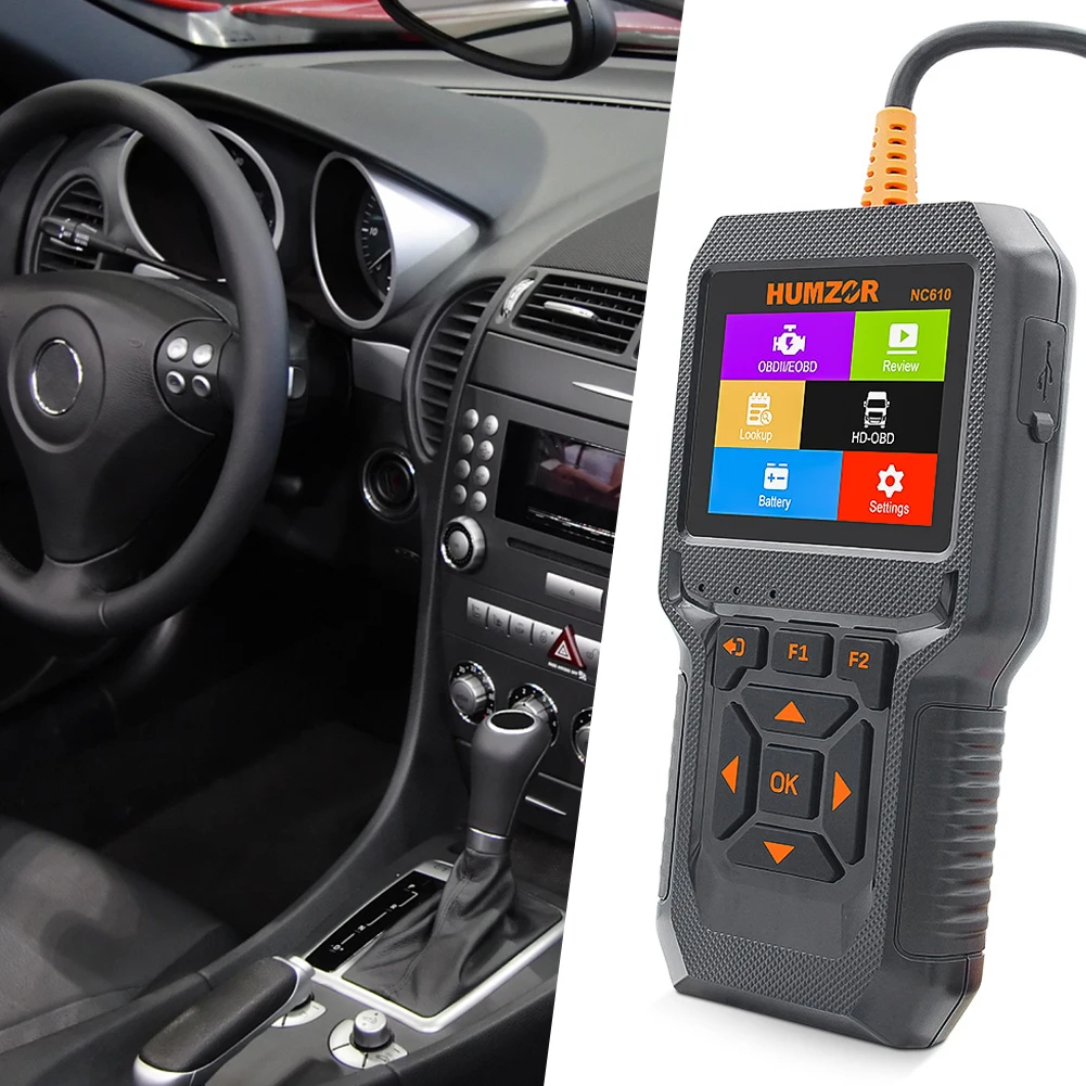 

Car Truck Diagnostic Tool Heavy Duty OBD Fault Scan Tool Engine Light Check Truck Engine Fault Code Reader Erasure Code