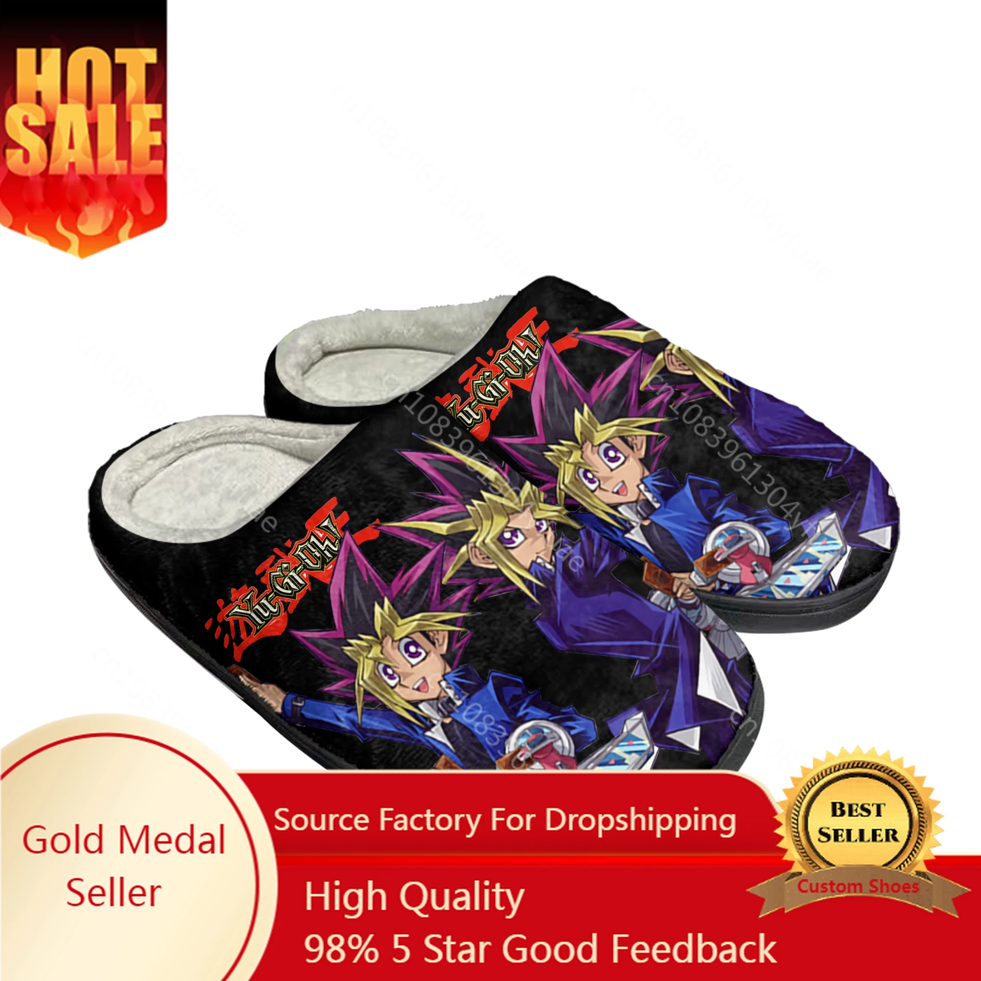 Hot Yu-Gi-Oh Yami Mutou Millennium Puzzle Home Cotton Custom Slippers Mens Womens Sandals Plush Keep Warm Shoes Thermal Slipper
Hot Yu-Gi-Oh Yami Mutou Millennium Puzzle Home Cotton Custom Slippers Mens Womens Sandals Plush Keep Warm Shoes Thermal Slipper