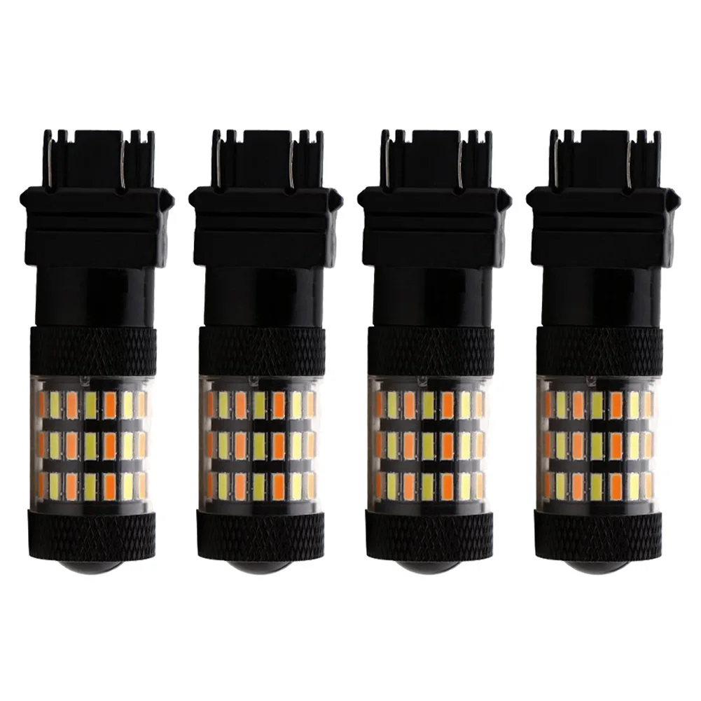 4X WhiteYellow 3157 LED DRL Switchback Turn Signal Parking Light Bulb, Universal Fitment, 30W Power, 1000LM Lumens
4X WhiteYellow 3157 LED DRL Switchback Turn Signal Parking Light Bulb, Universal Fitment, 30W Power, 1000LM Lumens