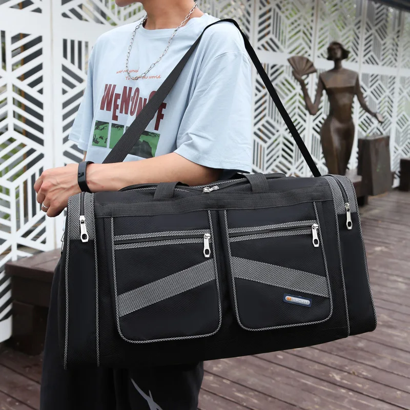 

Travel Bag Large Capacity Portable Oxford Waterproof Handbag Multi-functional Men Women Business Foldable Duffel Bags Y39A