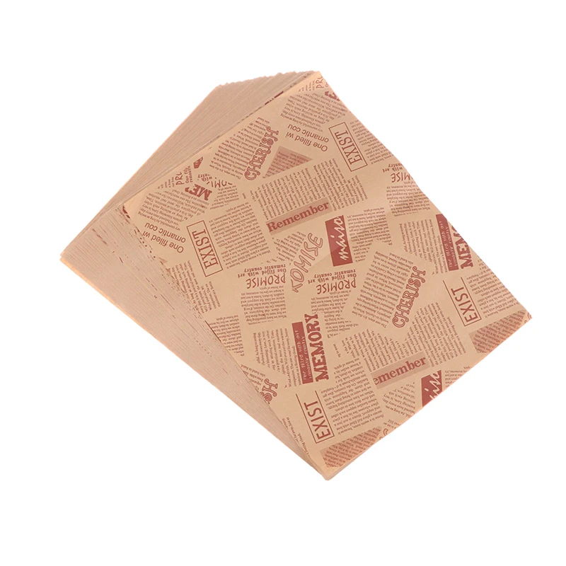 50Pcs Oilproof Wax Paper Burger Fries Baking Wax Paper Cake Bread Dessert Food Wrapper Dinner Plate Greaseproof Pad Paper
50Pcs Oilproof Wax Paper Burger Fries Baking Wax Paper Cake Bread Dessert Food Wrapper Dinner Plate Greaseproof Pad Paper