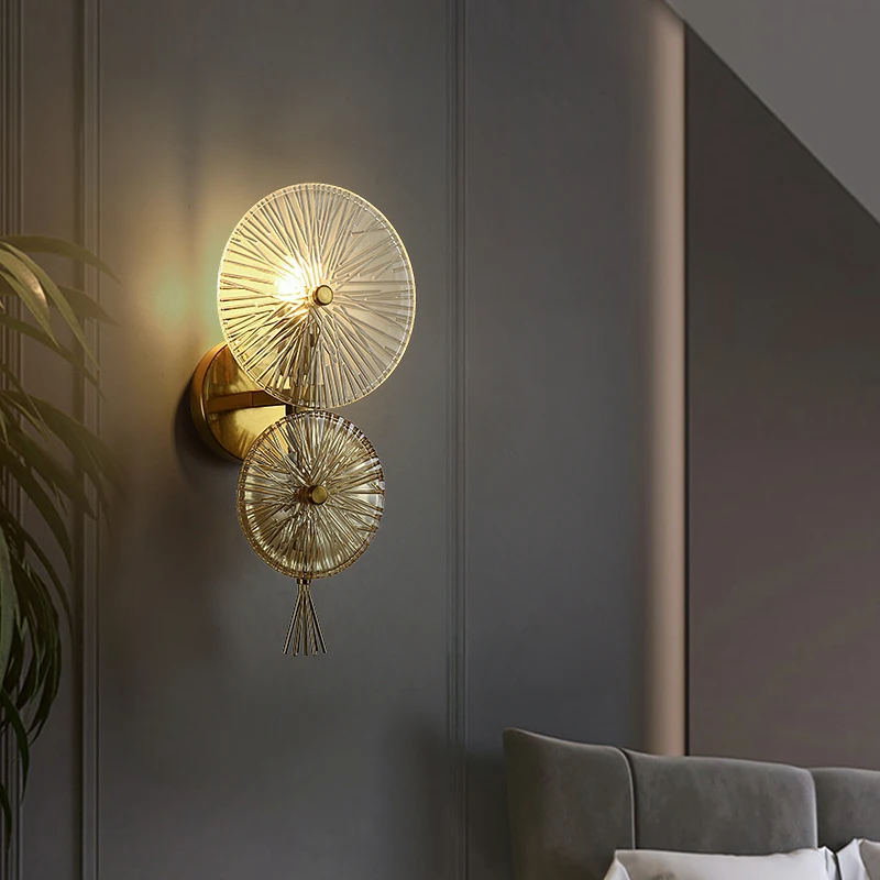 Modern Golden Simple Wall Lamp Living room Background Wall Corridor Aisle Sofa Bedroom Bedside Decorative Wall Lamp wall mirror
Modern Golden Simple Wall Lamp Living room Background Wall Corridor Aisle Sofa Bedroom Bedside Decorative Wall Lamp wall mirror