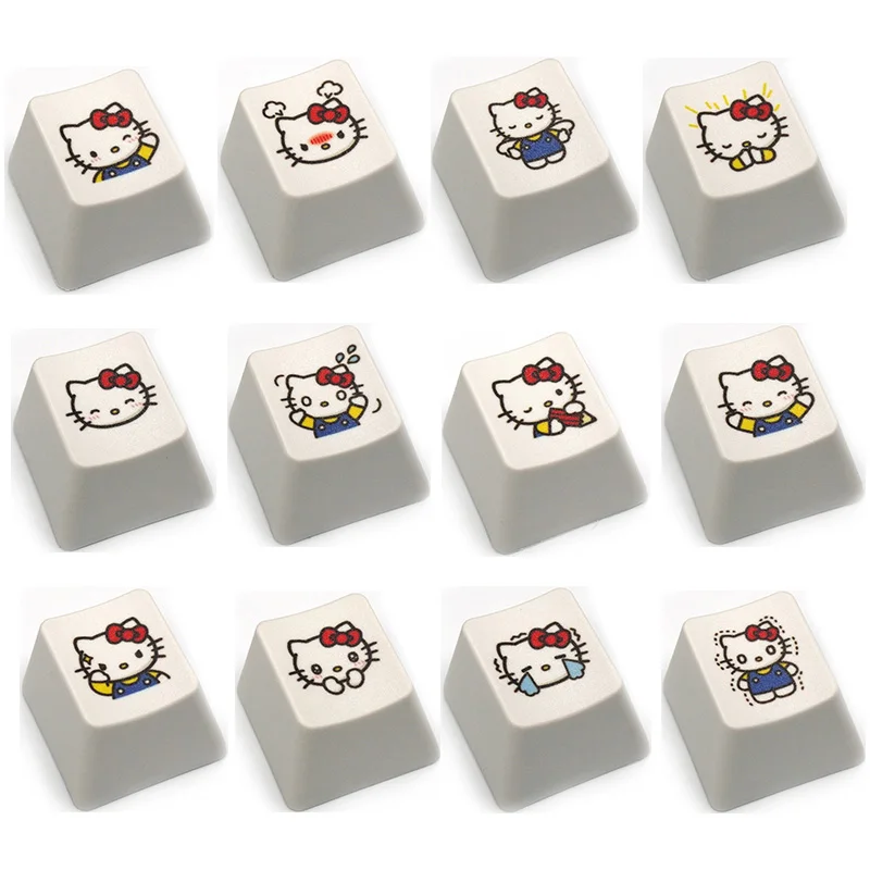 Kawaii Sanrioed Anime Hello Kittys Sturdy Durable Lightweight Anti-skid Wear-resistant PBT Computer Keyboard Caps Brithday Gift
Kawaii Sanrioed Anime Hello Kittys Sturdy Durable Lightweight Anti-skid Wear-resistant PBT Computer Keyboard Caps Brithday Gift