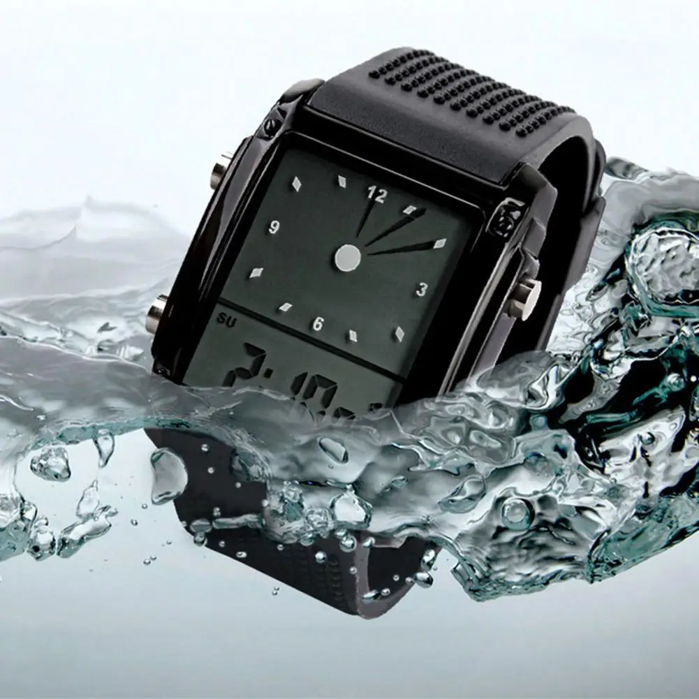 Men Electronic Watch High Accuracy Led Electronic Watch with Adjustable Strap Waterproof Night Light Dial Unisex Sports
Men Electronic Watch High Accuracy Led Electronic Watch with Adjustable Strap Waterproof Night Light Dial Unisex Sports