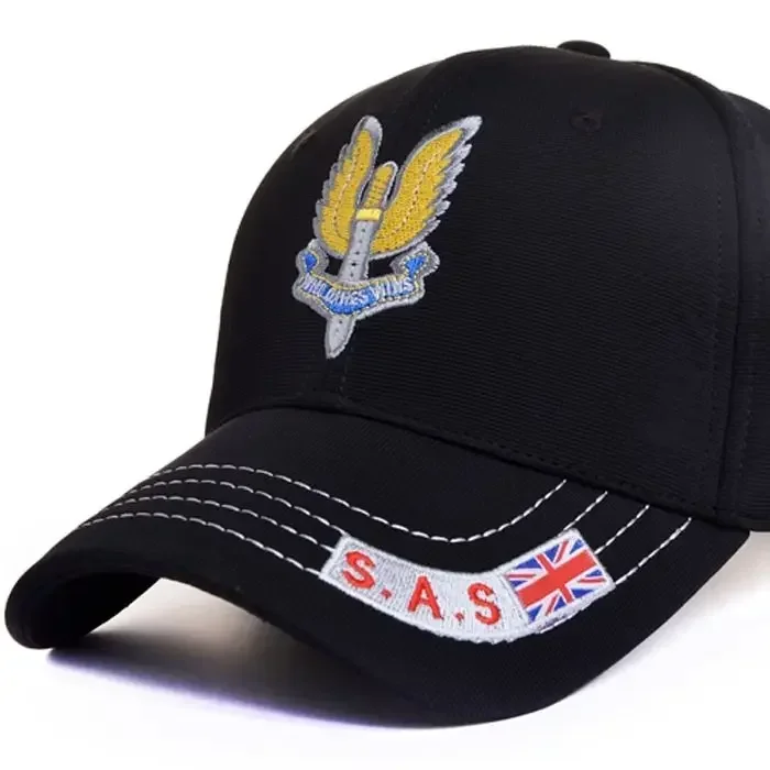 High Quality UK SAS Baseball Cap Men Women Outdoor Sports Tactical Hat Special Forces Black 58-60cm Father's Day Gift
High Quality UK SAS Baseball Cap Men Women Outdoor Sports Tactical Hat Special Forces Black 58-60cm Father's Day Gift