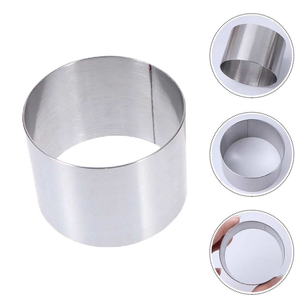 4pcs Cake Mold Ring Round Stainless Steel Biscuit Mousse Cake Ring Pastry Ring Bar Mold Cake DIY Mould Tool
4pcs Cake Mold Ring Round Stainless Steel Biscuit Mousse Cake Ring Pastry Ring Bar Mold Cake DIY Mould Tool