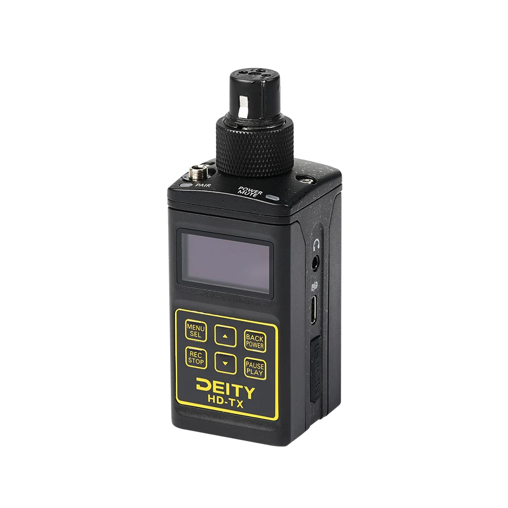 Godheid HD-TX Verstelbare 2.4 Ghz Draadloze Zender Digitale Microfoon Audio Transmissie Automatische Xlr/Trs Microfoon Ingang
Godheid HD-TX Verstelbare 2.4 Ghz Draadloze Zender Digitale Microfoon Audio Transmissie Automatische Xlr/Trs Microfoon Ingang