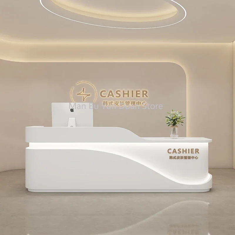 Front Desk Counter Reception Desks Beauty Spa Salon Cashier School Lectern Cashier Counter Simple Scrivania Bar Furniture
Front Desk Counter Reception Desks Beauty Spa Salon Cashier School Lectern Cashier Counter Simple Scrivania Bar Furniture