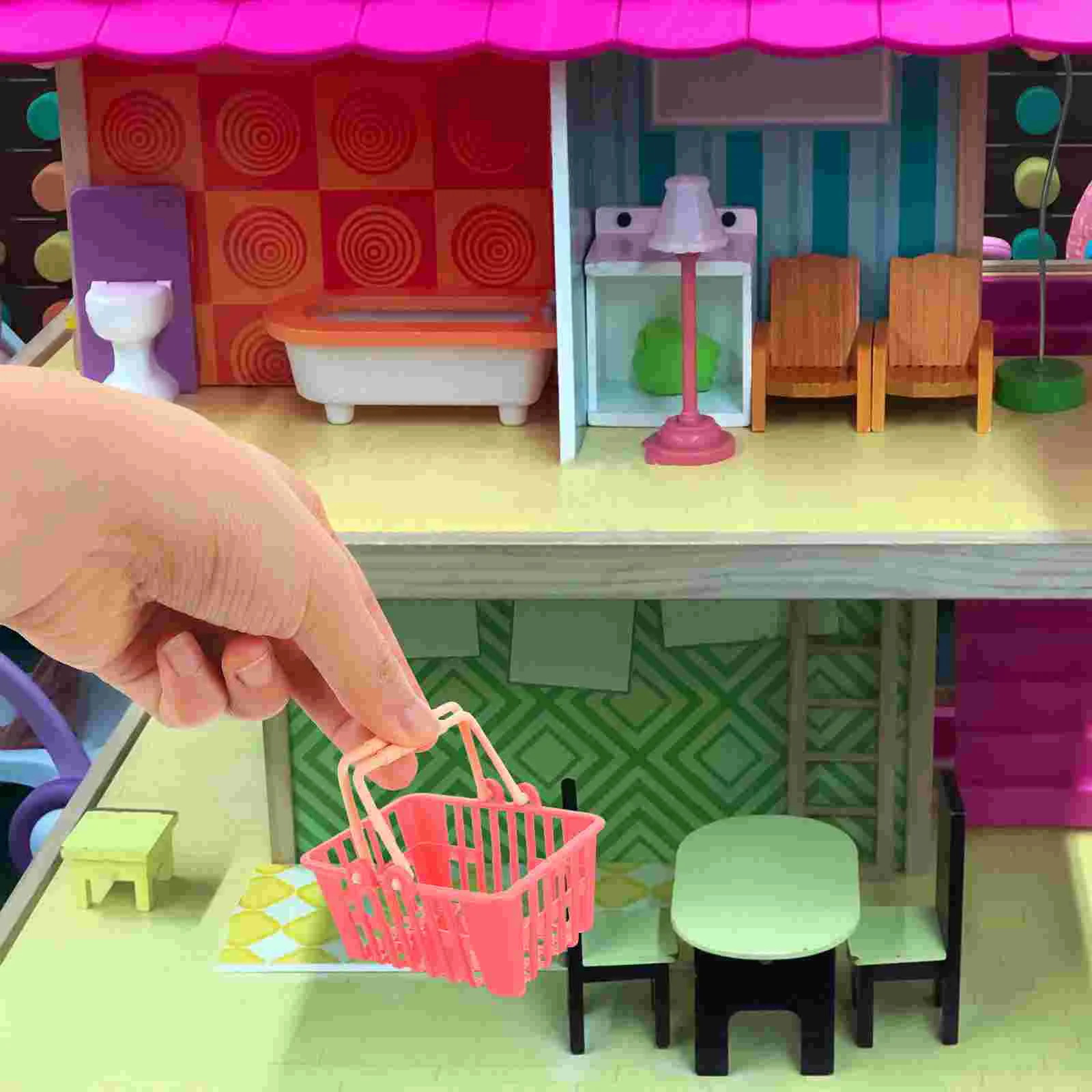 10 Pcs Simulated Food and Toy Shopping Basket Mini for House Hamper Miniature Storage Decorate
10 Pcs Simulated Food and Toy Shopping Basket Mini for House Hamper Miniature Storage Decorate