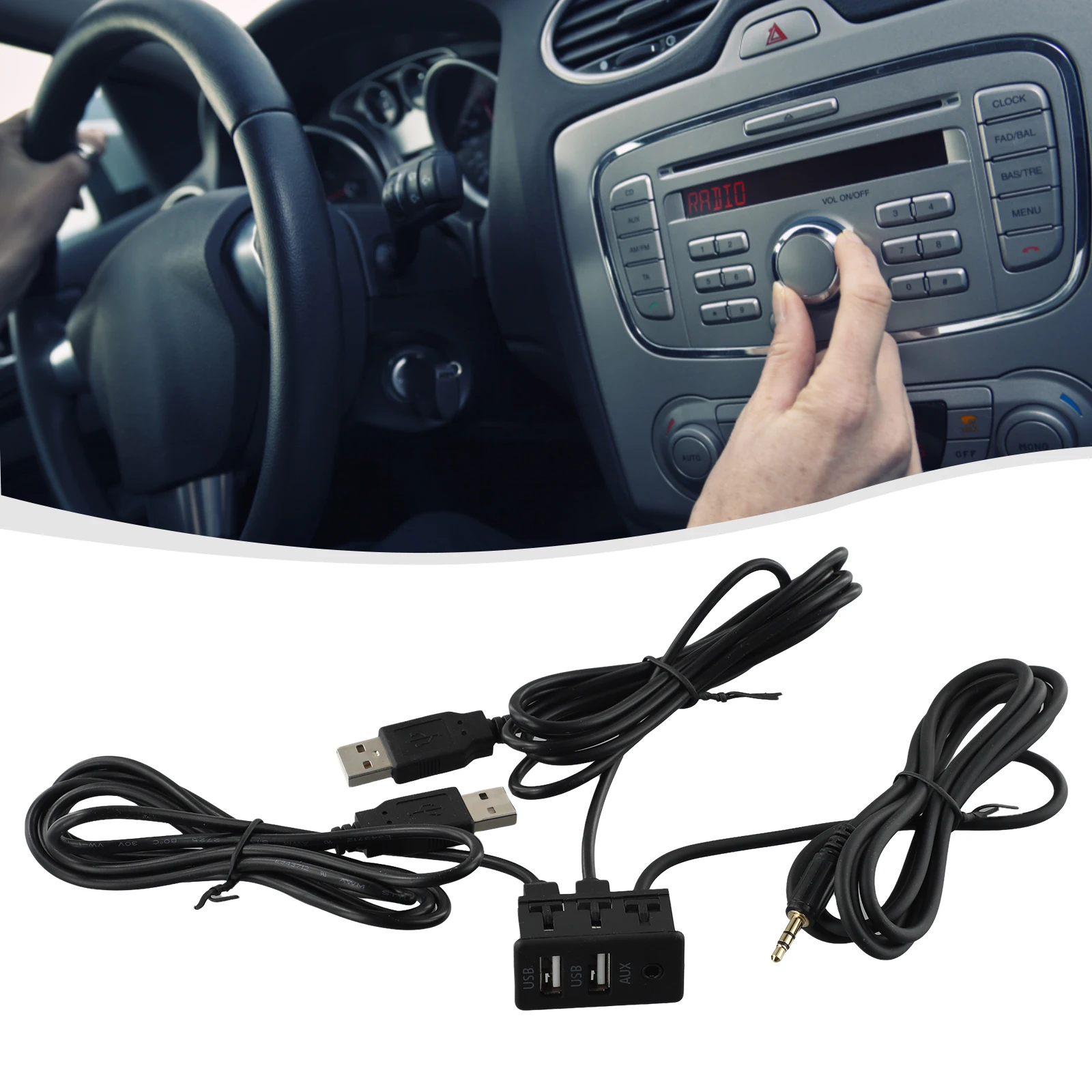 AUX USB USB Cable Bike Cable Adapter Dashboard Dual USB Motor 1pc Electronic Devices Extension Flush Mount Marine
AUX USB USB Cable Bike Cable Adapter Dashboard Dual USB Motor 1pc Electronic Devices Extension Flush Mount Marine