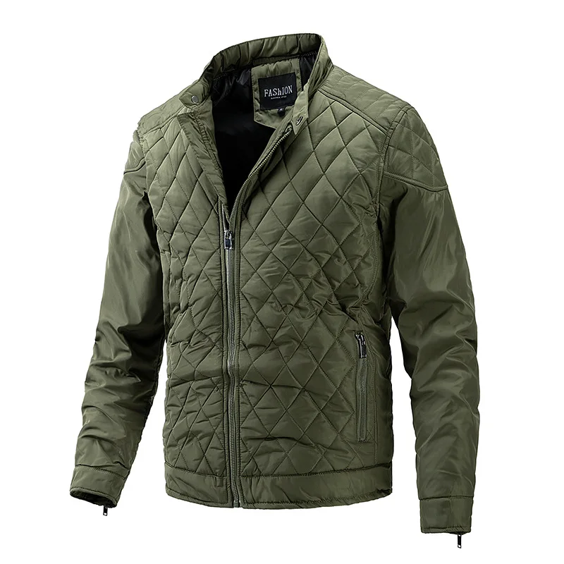 Autumn and winter men's light cotton clothes casual diamond shaped coat cotton jacket
Autumn and winter men's light cotton clothes casual diamond shaped coat cotton jacket
