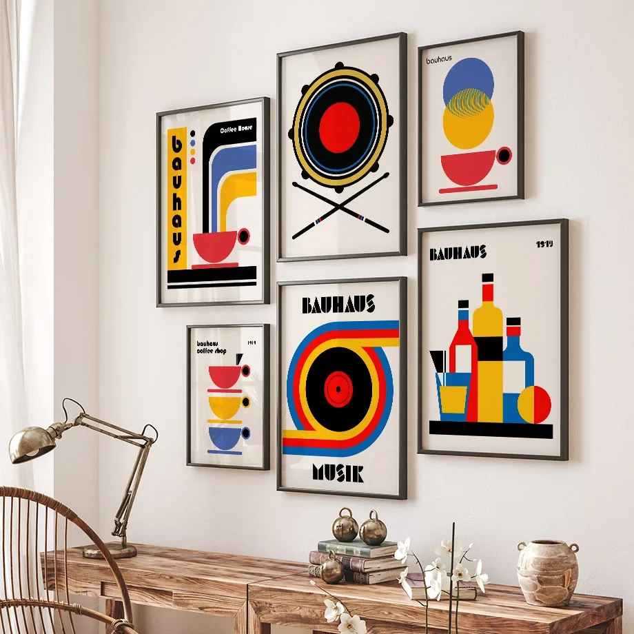 Bauhaus Coffee Music Abstract Retro Poster Modern Minimalist Wall Art Prints Canvas Painting Pictures For Living Room Home Decor
Bauhaus Coffee Music Abstract Retro Poster Modern Minimalist Wall Art Prints Canvas Painting Pictures For Living Room Home Decor