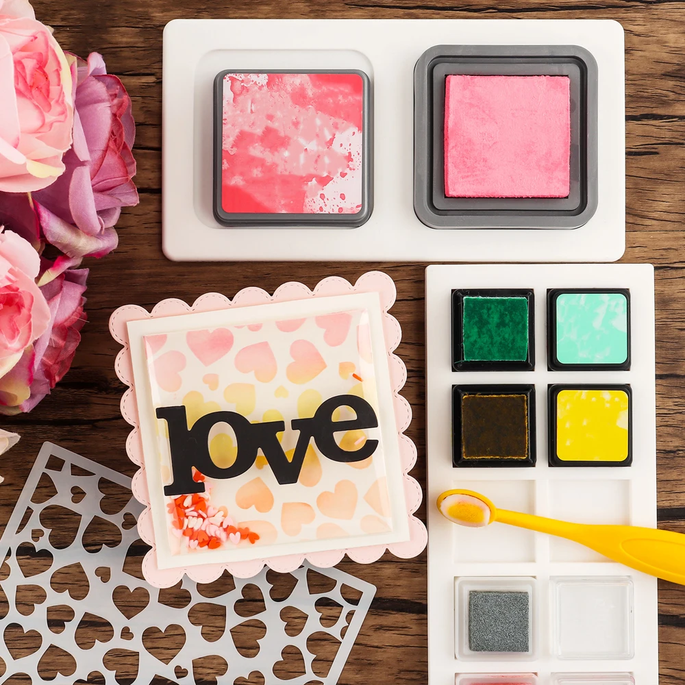 Rectangle/Square Inkpad Holder Non-Slip Silicone Ink Pad Holders For DIY Crafting Painting Ink Help Prevent Ink Pad Sliding Tool
Rectangle/Square Inkpad Holder Non-Slip Silicone Ink Pad Holders For DIY Crafting Painting Ink Help Prevent Ink Pad Sliding Tool