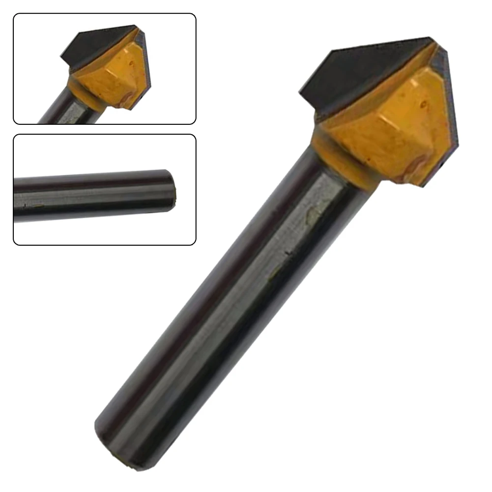 6mm Shank Router Bit 90 Degree V-shaped Flat Head Chamfer Carbide Engraving Milling Cutter for Wood Engraving Milling Cutter
6mm Shank Router Bit 90 Degree V-shaped Flat Head Chamfer Carbide Engraving Milling Cutter for Wood Engraving Milling Cutter