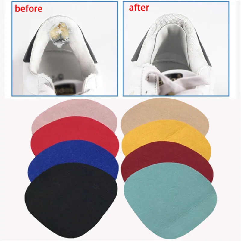 

4PCS Insoles Heel Repair Subsidy Sticky Shoes Hole Sneaker Lined With Anti-Wear After Heel Stick Foot Care Pad Insoles for shoes