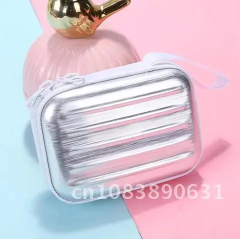 Portable Mini Suitcase Shape Travel Zipper Storage Bag Coin Key Cash Sundries Decorative Bag Household Products
Portable Mini Suitcase Shape Travel Zipper Storage Bag Coin Key Cash Sundries Decorative Bag Household Products