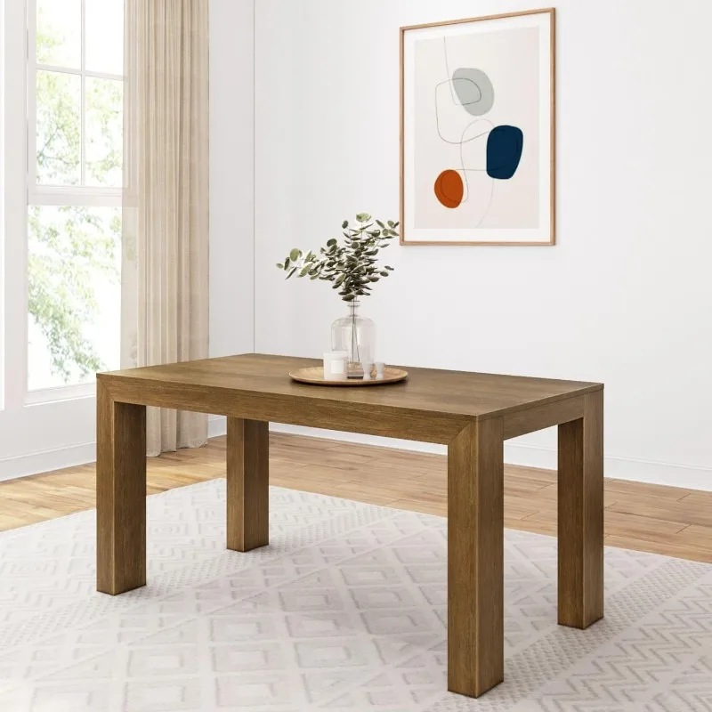 Dining Table, Solid Wood Kitchen Table, Large Wooden Rectangular Dinner Table for Dining Room, Living Room Furniture
Dining Table, Solid Wood Kitchen Table, Large Wooden Rectangular Dinner Table for Dining Room, Living Room Furniture