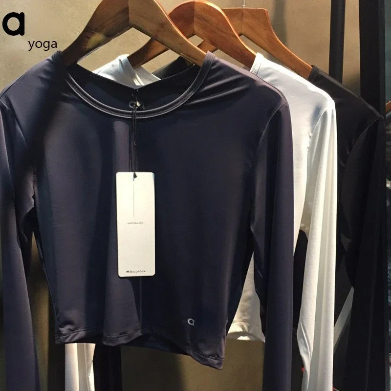 al logo AL With Logo yoga Same Style Yoga Jacket Women's Long T-shirt Short Sports Long Sleeve Clothing Training Fitness Wholesa
al logo AL With Logo yoga Same Style Yoga Jacket Women's Long T-shirt Short Sports Long Sleeve Clothing Training Fitness Wholesa