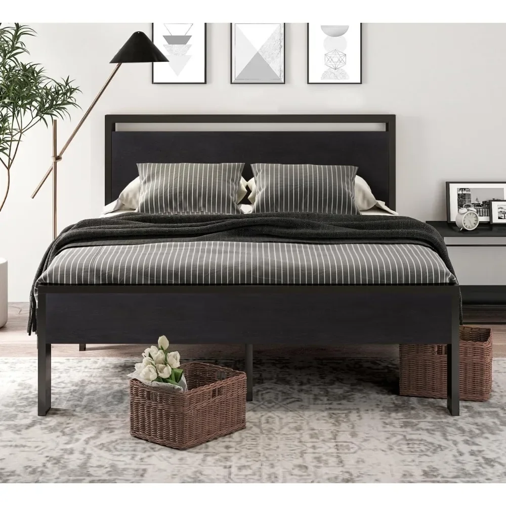 Queen Size Bed Frame Wooden Headboard and Footboard Large Under Storage Bed Frame
Queen Size Bed Frame Wooden Headboard and Footboard Large Under Storage Bed Frame