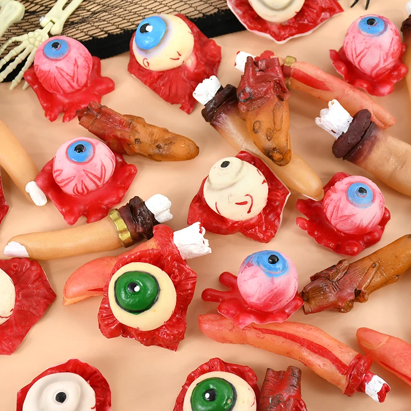 5Pcs Halloween Horror Props Bloody Broken Finger Eyeball Ear Tricky Toy Fake Body Organs For Haunted House Party Supplies
5Pcs Halloween Horror Props Bloody Broken Finger Eyeball Ear Tricky Toy Fake Body Organs For Haunted House Party Supplies