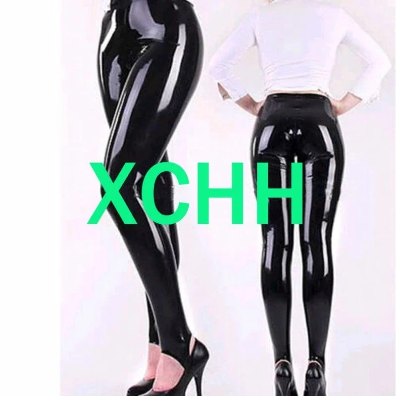 Сексуальные латексные женские леггинсы с высокой талией, резиновые брюки ручной работы без молнии
Сексуальные латексные женские леггинсы с высокой талией, резиновые брюки ручной работы без молнии