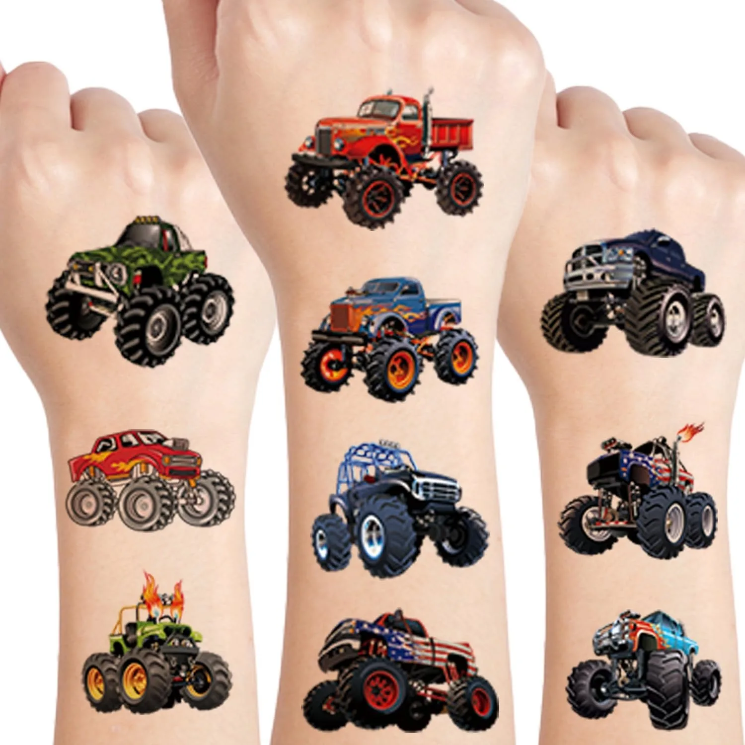 10 Sheets Monster Truck Temporary Tattoo for kids Cars Tattoos Temporary Boys Monster Truck Birthday Party Decoration Supplies
10 Sheets Monster Truck Temporary Tattoo for kids Cars Tattoos Temporary Boys Monster Truck Birthday Party Decoration Supplies