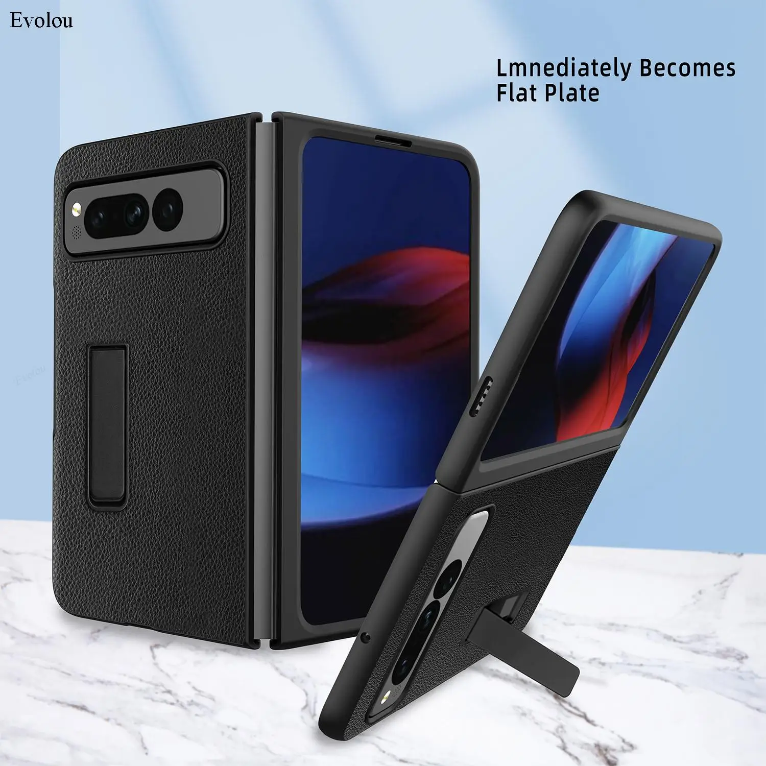 Pixel Fold Invisible Kickstand Leather Back Cover For Google Pixel Fold Stand Holder Shockproof Phone Case For Google Pixel Fold
Pixel Fold Invisible Kickstand Leather Back Cover For Google Pixel Fold Stand Holder Shockproof Phone Case For Google Pixel Fold