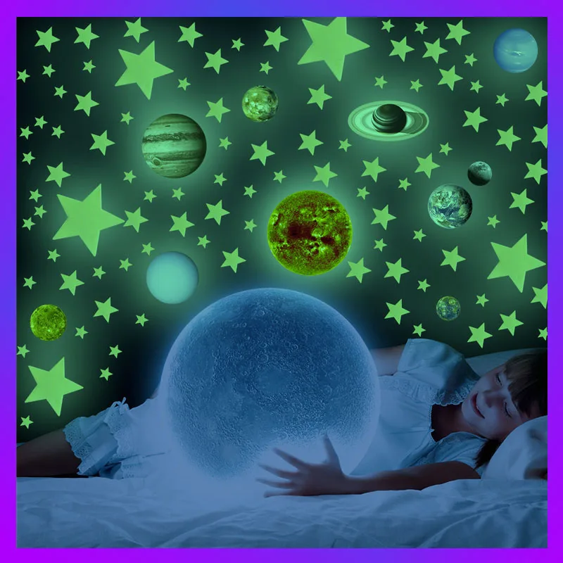 Luminous Wall Stickers For Kids Baby Rooms Colorful Fluorescent Glow In The Dark Decals Bedroom Living Room DIY Party Home Decor
Luminous Wall Stickers For Kids Baby Rooms Colorful Fluorescent Glow In The Dark Decals Bedroom Living Room DIY Party Home Decor