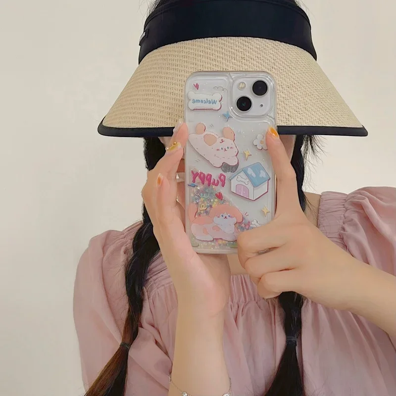 Suitable for iPhone 15 Pro Max 11 12 13 14 Pro Max quicksand sequin Cartoon Simplicity Puppy Mobile Phone Case Cover
Suitable for iPhone 15 Pro Max 11 12 13 14 Pro Max quicksand sequin Cartoon Simplicity Puppy Mobile Phone Case Cover