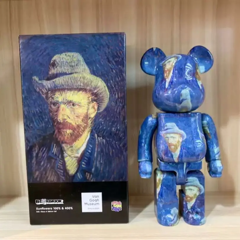Bearbrick 400% Vincent Van Gogh Self-Portrait ABS Plastic Joints Rotating with Cracking Sound Foot sole with logo Be@rbrick 28cm
Bearbrick 400% Vincent Van Gogh Self-Portrait ABS Plastic Joints Rotating with Cracking Sound Foot sole with logo Be@rbrick 28cm
