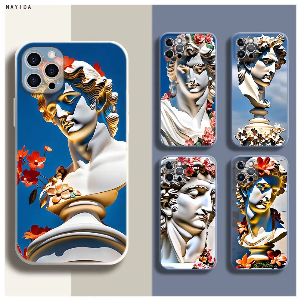 Phone Case For Iphone 15 14 13 11 12 Mini Pro Max TPU Bag Soft Silicone New Cover Art David Statue flower2
Phone Case For Iphone 15 14 13 11 12 Mini Pro Max TPU Bag Soft Silicone New Cover Art David Statue flower2