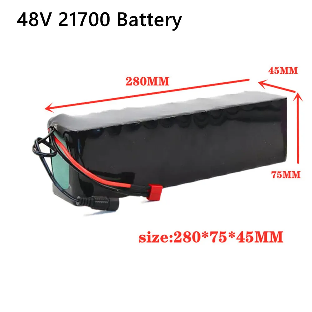 48V Li-ion Battery Pack 13s2p 48v 10AH 500W 21700 Rechargeable Battery, For Electric Bike Electric Scooter Electric Wheelchair
48V Li-ion Battery Pack 13s2p 48v 10AH 500W 21700 Rechargeable Battery, For Electric Bike Electric Scooter Electric Wheelchair