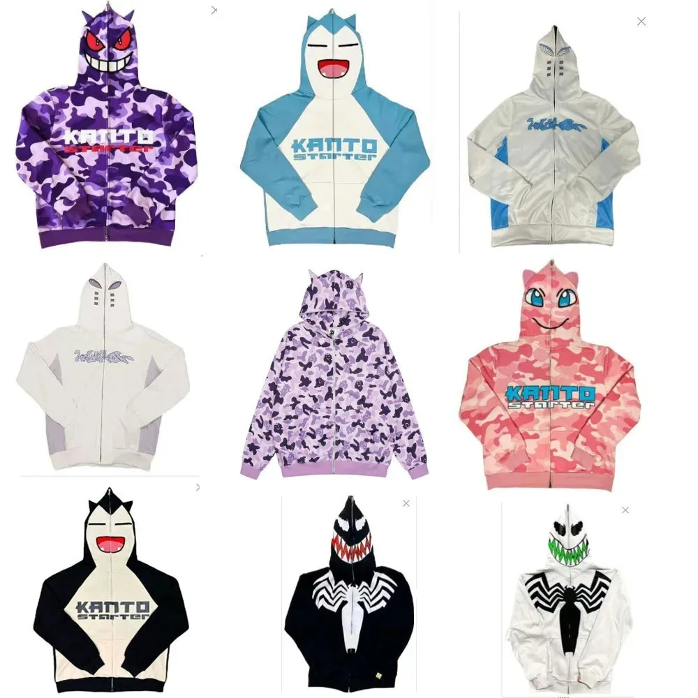 Fall's new Bapegengar Ghost Stong, Geng Ghost, Fashion High Street Harajuku 3D digital print sweater zipper-to-head Hoodie Y2K
Fall's new Bapegengar Ghost Stong, Geng Ghost, Fashion High Street Harajuku 3D digital print sweater zipper-to-head Hoodie Y2K