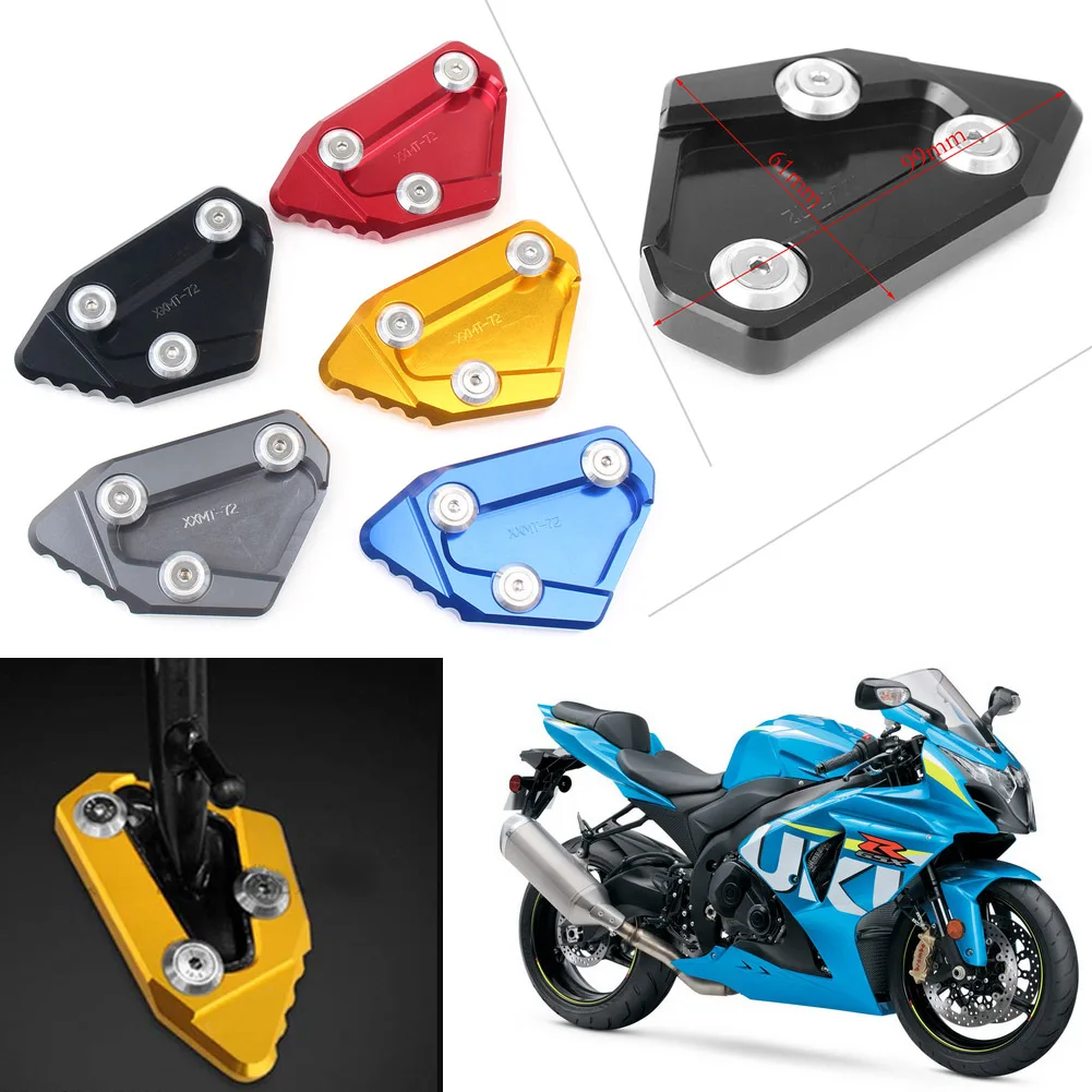K9 K11 GSXR 1000 Motorcycle Kickstand Side Stand Extension Pad For SUZUKI GSXR1000 2009 2010 2011 2012 2013 2014 2015 2016
K9 K11 GSXR 1000 Motorcycle Kickstand Side Stand Extension Pad For SUZUKI GSXR1000 2009 2010 2011 2012 2013 2014 2015 2016
