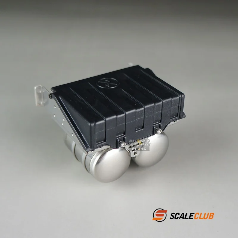 

Scaleclub Model For MAN Tractor 1：14 Metal Upgrade Simulation Battery Box Gas Tank For Tamiya Lesu Rc Truck Trailer Tipper