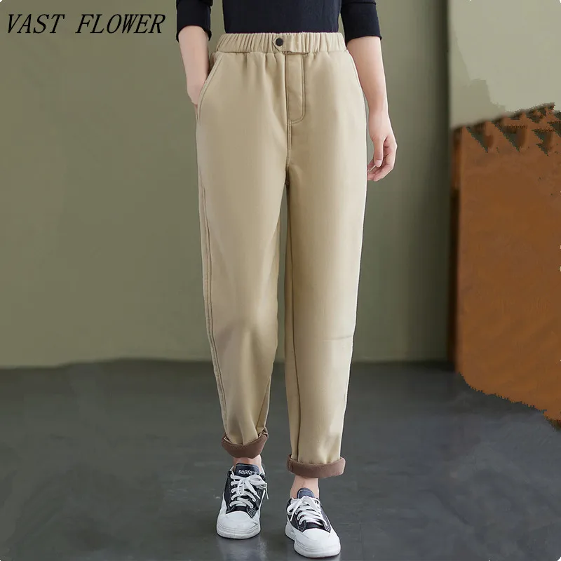 cotton Vintage Elastic Waist Pocket Harem Pants Women New Personality Fashion Casual autumn winter Trousers 2022 clothing
cotton Vintage Elastic Waist Pocket Harem Pants Women New Personality Fashion Casual autumn winter Trousers 2022 clothing