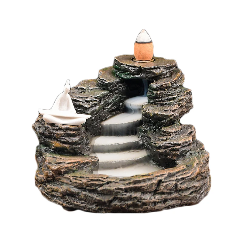 Custom Resin Craft Ornament Retro Incense Burner Smoke Fountain Waterfall Home Office Decor Accessories Censer Incense Waterfall
Custom Resin Craft Ornament Retro Incense Burner Smoke Fountain Waterfall Home Office Decor Accessories Censer Incense Waterfall