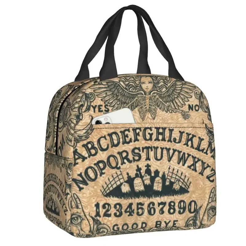 Angel Of Death Witch Board Portable Boxes Multifunction Ouija Halloween Skull Thermal Cooler Food Insulated Lunch Bag
Angel Of Death Witch Board Portable Boxes Multifunction Ouija Halloween Skull Thermal Cooler Food Insulated Lunch Bag