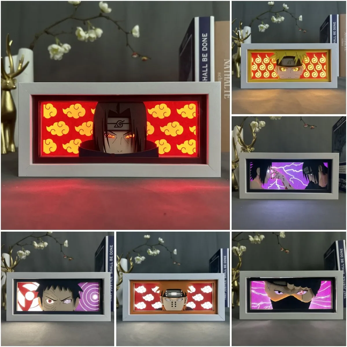 Anime 3D Naruto Manga Night Light Paper Carving Lamp Light Box Table Lamp Room Decor Itachi Uchiha Sasuke Action Figures Toys
Anime 3D Naruto Manga Night Light Paper Carving Lamp Light Box Table Lamp Room Decor Itachi Uchiha Sasuke Action Figures Toys
